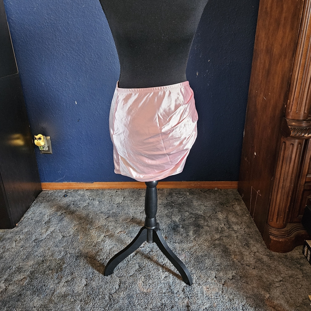 Dolls Kill Sugar Thrillz Dolls Kill Pink Satin Mini Skirt